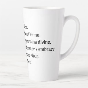 Tasse Latte Oh café,