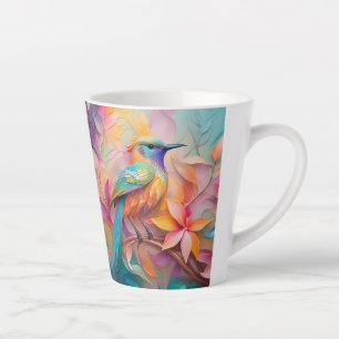 Tasse Latte Oiseau-chanteur à gorge violette Imaginaire