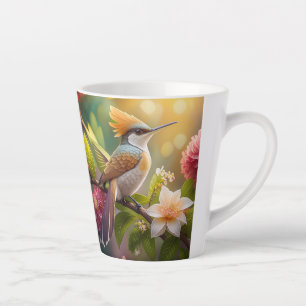 Tasse Latte Oiseau de miel doré Imaginaire