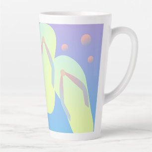 Tasse Latte Ombre Flip Flop été