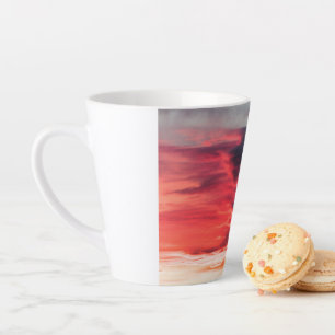 Tasse Latte onde fine