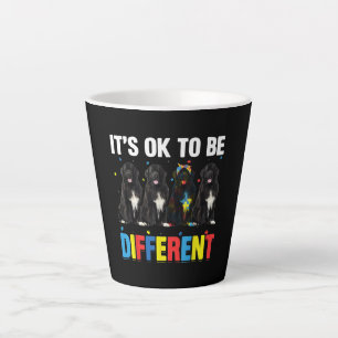 Tasse Latte Oser être différent   Funny Newfie   Cute Newfie