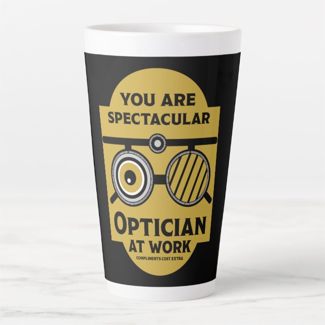 Tasse Latte Ostéopathie chirurgiens oculaires (Devant)