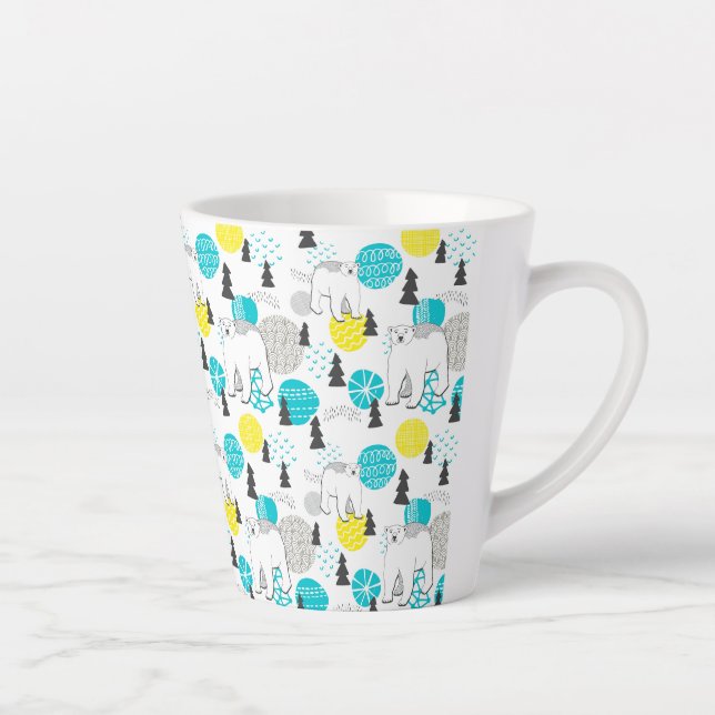 Tasse Latte Ours polaire (Droite)