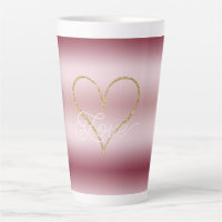 Paillettes roses or amour pour toujours