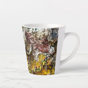 Tasse Latte Palette de l'artiste #1