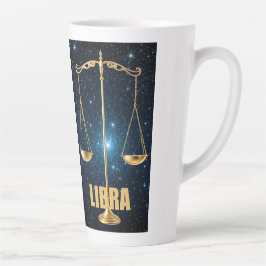 Tasse Latte Panneau d'astrologie de la bibliothèque