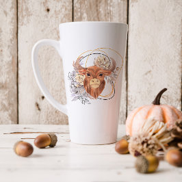 Tasse Latte Panneau zodiaque astrologie du Taurus aquarelle | 