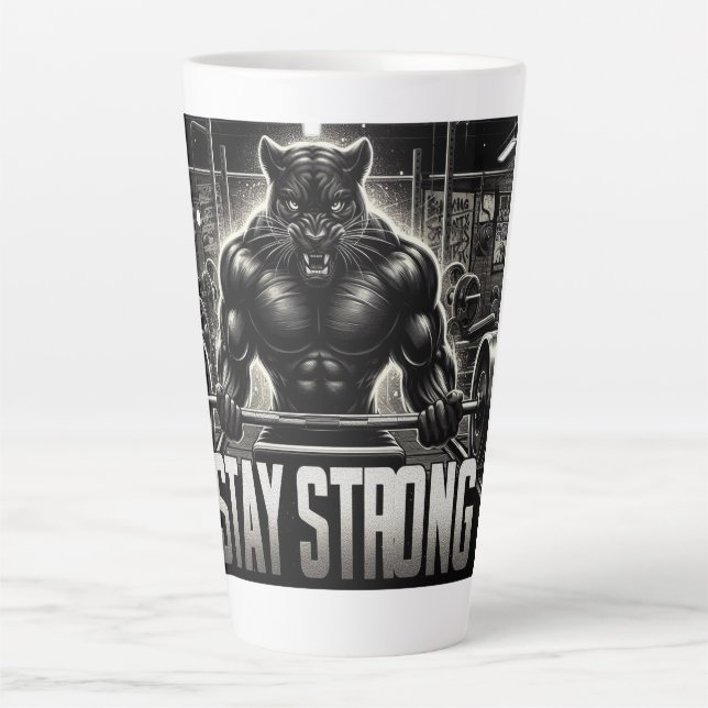 Tasse Latte Panther Gym (Devant)