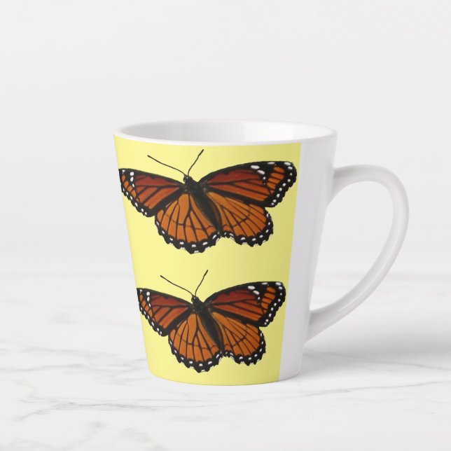 Tasse Latte Papillon Viceroy Belle photographie de la nature (Droite)