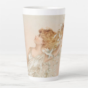 Tasse Latte "Pâques" - Impression vintage, L. Prang & Co.