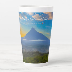 Tasse Latte Parc national des Virunga, RD Congo - Grand Volcan