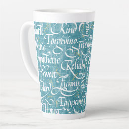 Tasse Latte Paroles de l'amitié Calligraphie Bestie