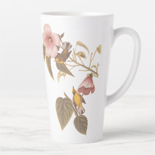 Tasse Latte Paruline jaune à ailes bleues Audubon