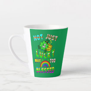 Tasse Latte Pas Seulement Lucky, Mais Trop Béni