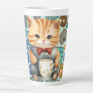 Tasse Latte Patchwork Kitty 