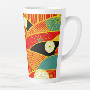 Tasse Latte Paysage magique Abstrait