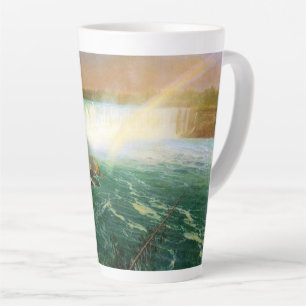 Tasse Latte Paysage vintage, les chutes du Niagara par Biersta
