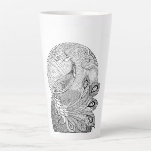 Tasse Latte Peacock