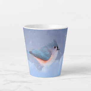 Tasse Latte Peinture à la souris - Joli art original pour chi