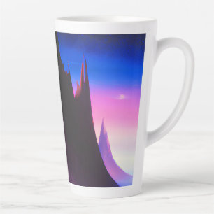 Tasse Latte Peinture à l'huile Dream World