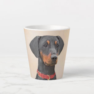 Tasse Latte Peinture allemande Pinscher peinture art animal or