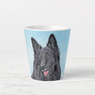 Tasse Latte Peinture belge Sheepdog - Cute Original Chien Art