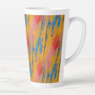 Tasse Latte Peinture colorée