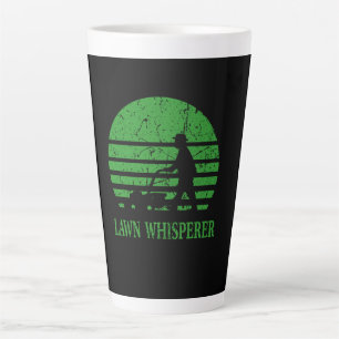 Tasse Latte Pelouse Mower Pelouse Whisperer Gardener Cadeau