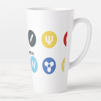 TASSE LATTE PERDANT DE MONNAIE DE CRYTO N COMMERCE