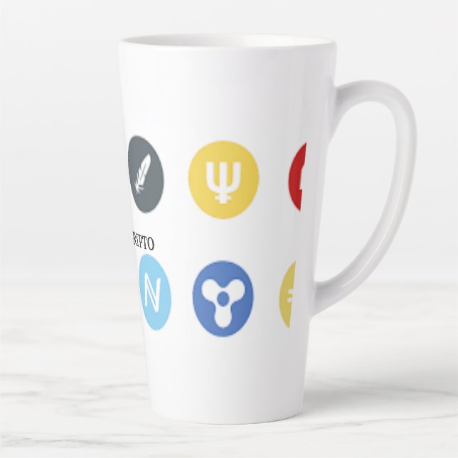 TASSE LATTE PERDANT DE MONNAIE DE CRYTO N COMMERCE (Droite)