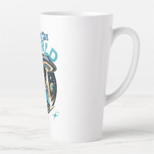 Tasse Latte Perdez-vous dans le mot avec ce magnifique