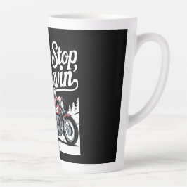 Tasse Latte Père Noël dans la boue de Noël