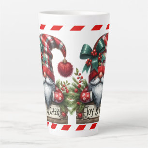 Tasse Latte Père Noël Gnome