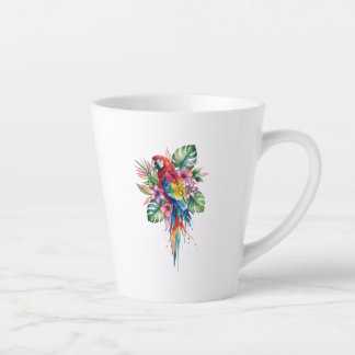 Tasse Latte Perroquet