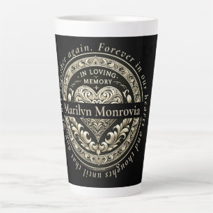 Tasse Latte Personnalisé Dans La Mémoire D'Amour