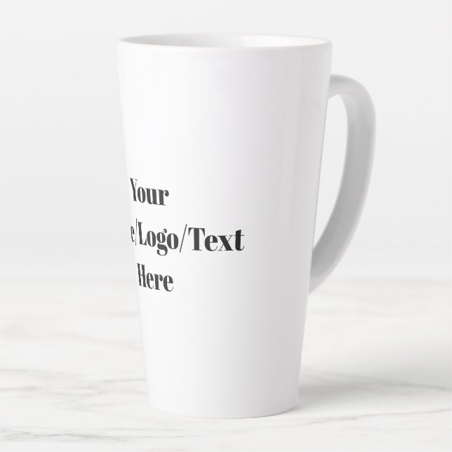 Tasse Latte Personnaliser ou Customiser (Angle droit)