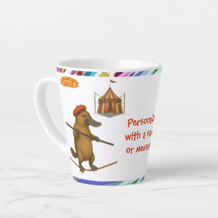 Tasse Latte Personnalisez Platon l'ornithorynque funambule