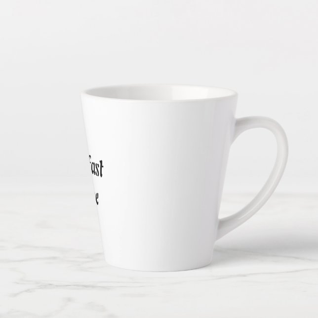 Tasse Latte Petit-déjeuner Musique à vin (Droite)