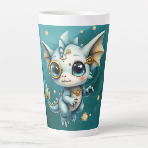 Tasse Latte Petit Dragon à Vapeur – Ingénieur Chaos Profession