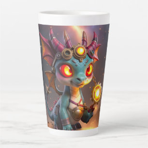 Tasse Latte Petit Dragon, Grande Énergie – L'Ember Clockling
