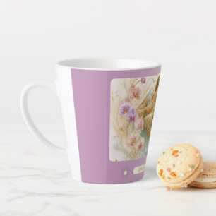 Tasse Latte Petite Aquarius Orchid Art Nouveau