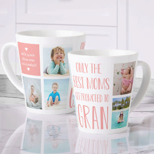 Tasse Latte Petits-enfants Gran Photo et nom