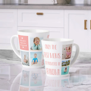 Tasse Latte Petits-enfants grand-mère Photo et nom