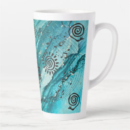 Tasse Latte Petroglyphes American Indian Kokopelli