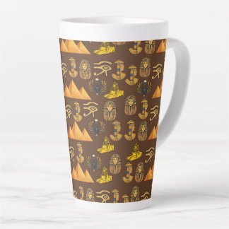 Tasse Latte Pharaoh's Legacy: Antique Egyptian Patterns