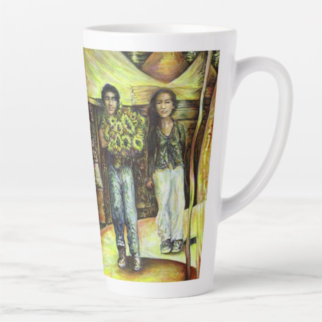 Tasse Latte Phase de ChapeI Sixtine d'un ChaIIenge (Droite)