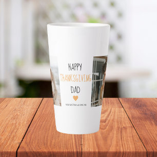 Tasse Latte Photo & Bon thanksgiving moderne Papa