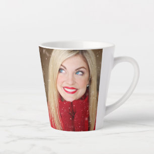 Tasse Latte Photo de famille personnalisé