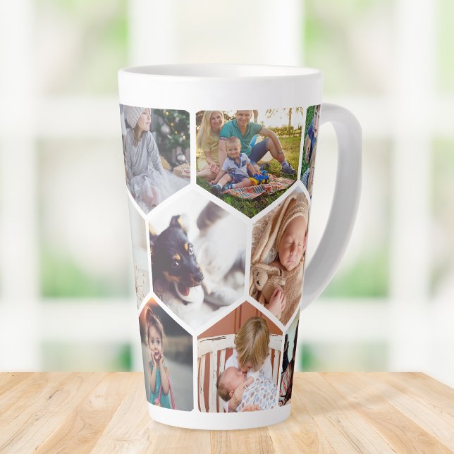 Tasse Latte Photos personnalisées de la famille des peigne de  (Honeycomb Family Mug: A Creative Way to Display Your Memories)